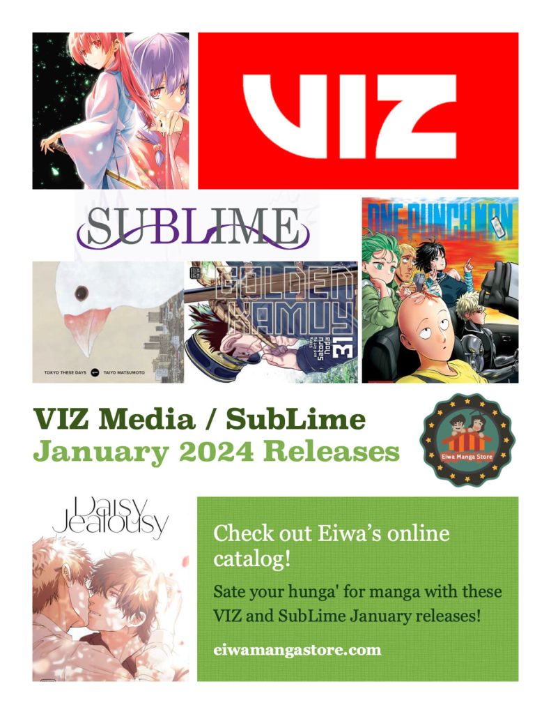 Viz Media and Sublime January 2024 Releases